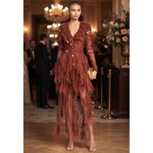 Zimmermann Kaleidoscope organza mini dress Size XS/S NEW